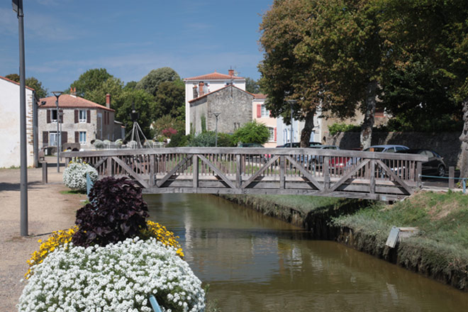 Le bourg de Talmont